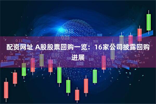 配资网址 A股股票回购一览：16家公司披露回购进展
